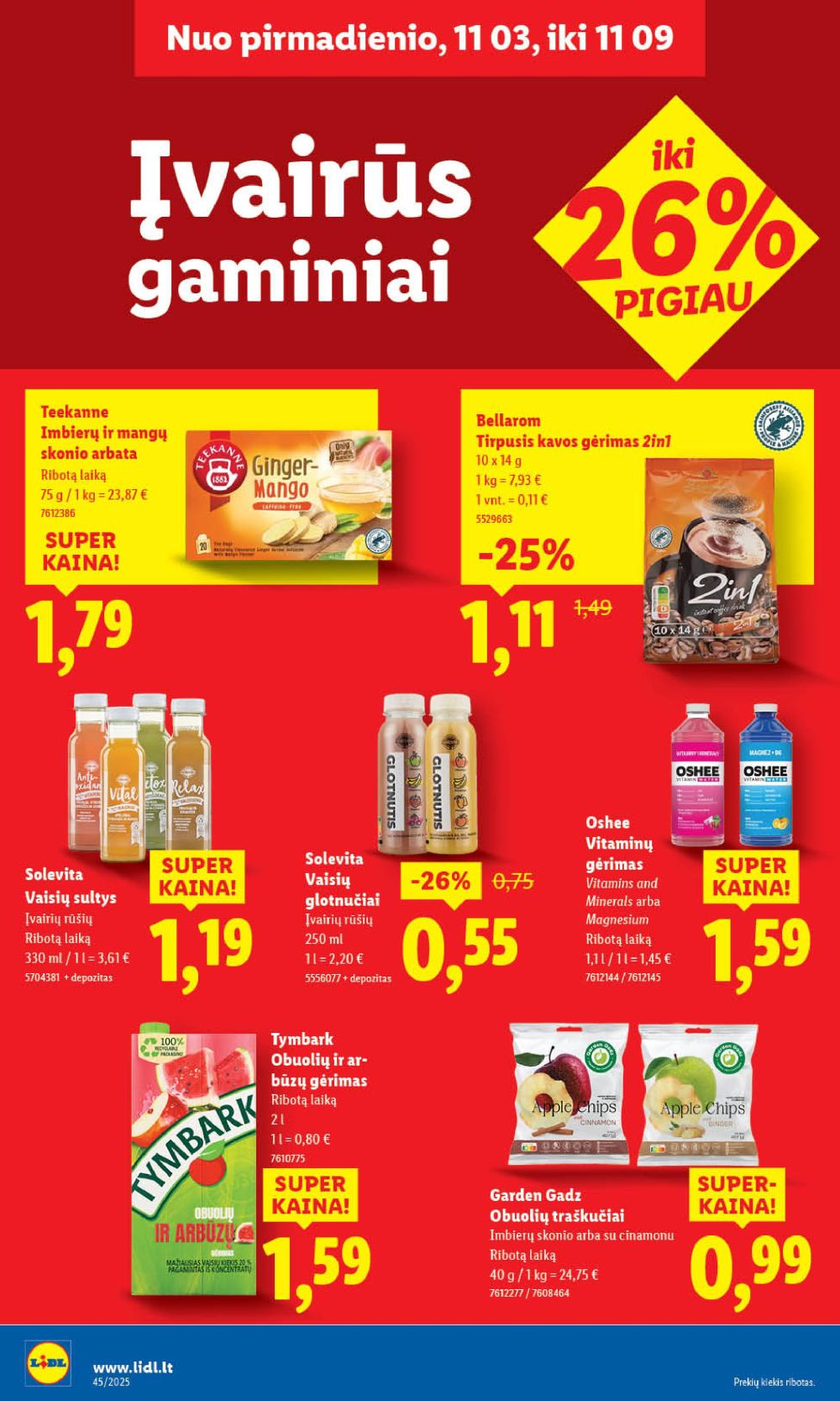 lidl - LIDL - Maisto prekių pasiūlymai (2025 11 03 - 2025 11 09) - page: 38