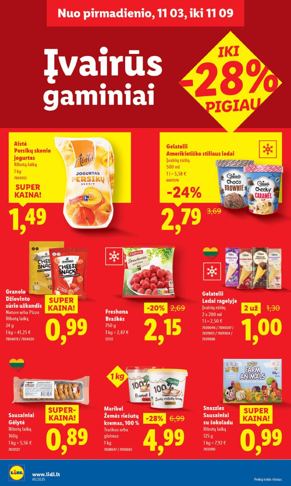 lidl - LIDL - Maisto prekių pasiūlymai (2025 11 03 - 2025 11 09) - page: 42