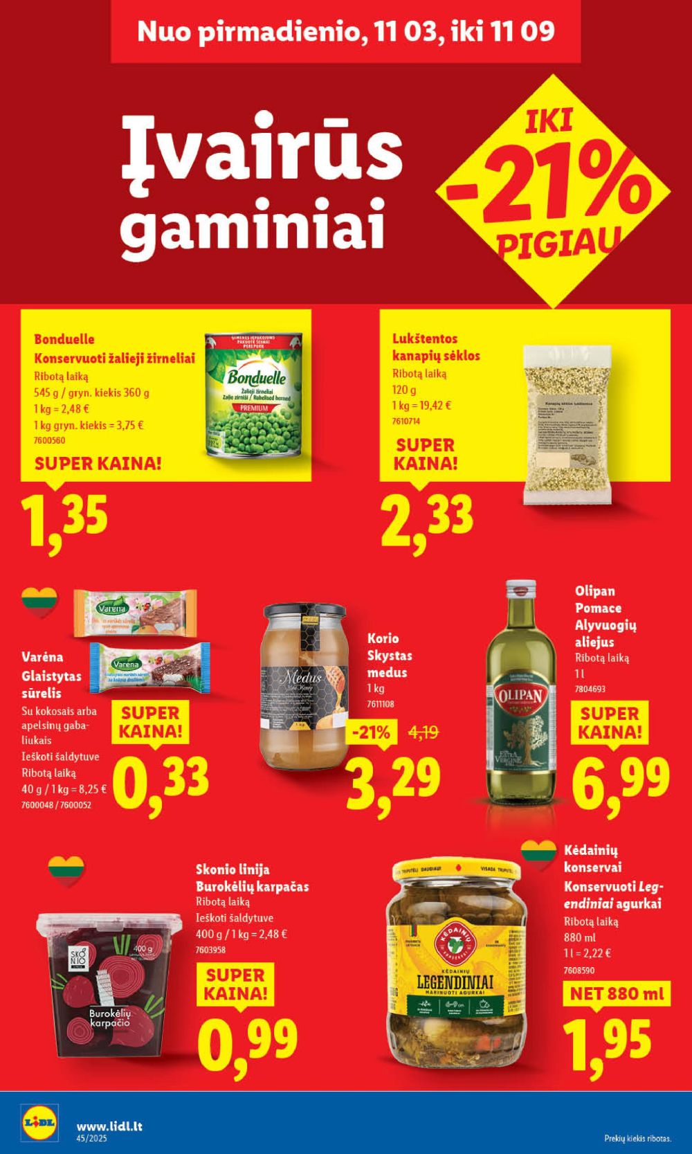 lidl - LIDL - Maisto prekių pasiūlymai (2025 11 03 - 2025 11 09) - page: 36