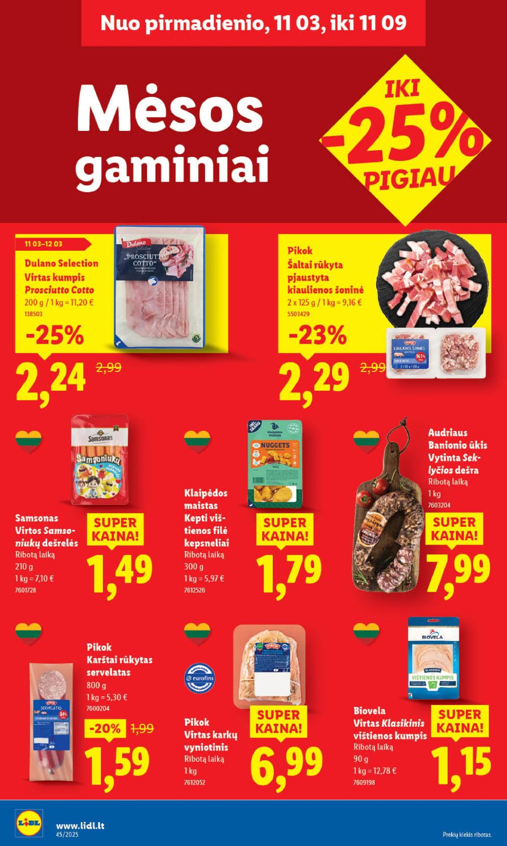 lidl - LIDL - Maisto prekių pasiūlymai (2025 11 03 - 2025 11 09) - page: 32