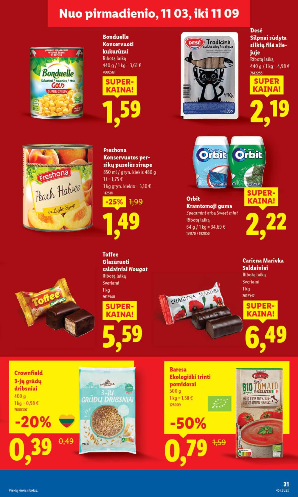 lidl - LIDL - Maisto prekių pasiūlymai (2025 11 03 - 2025 11 09) - page: 41