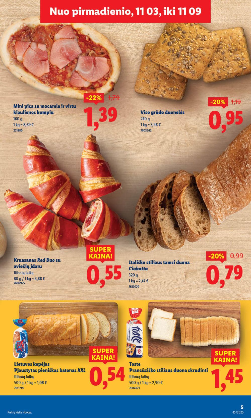 lidl - LIDL - Maisto prekių pasiūlymai (2025 11 03 - 2025 11 09) - page: 5