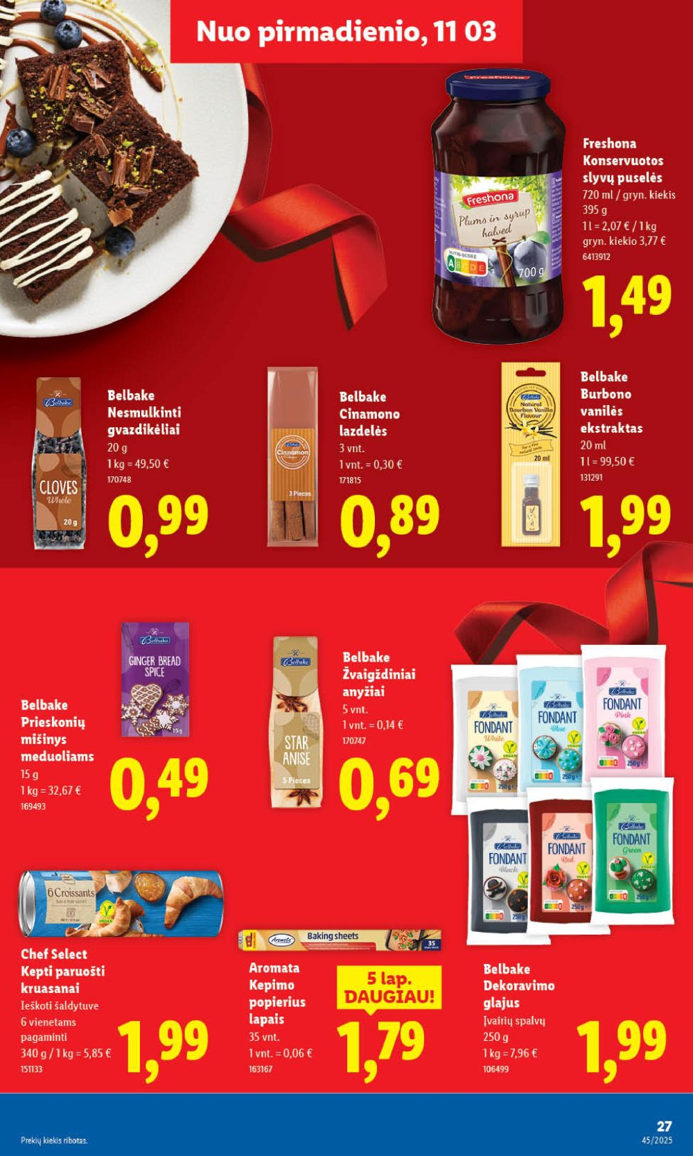 lidl - LIDL - Maisto prekių pasiūlymai (2025 11 03 - 2025 11 09) - page: 25