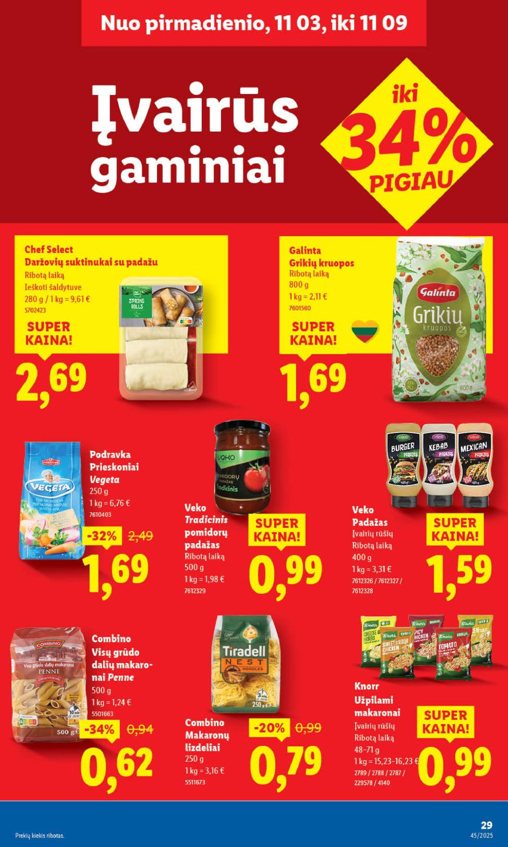 lidl - LIDL - Maisto prekių pasiūlymai (2025 11 03 - 2025 11 09) - page: 39