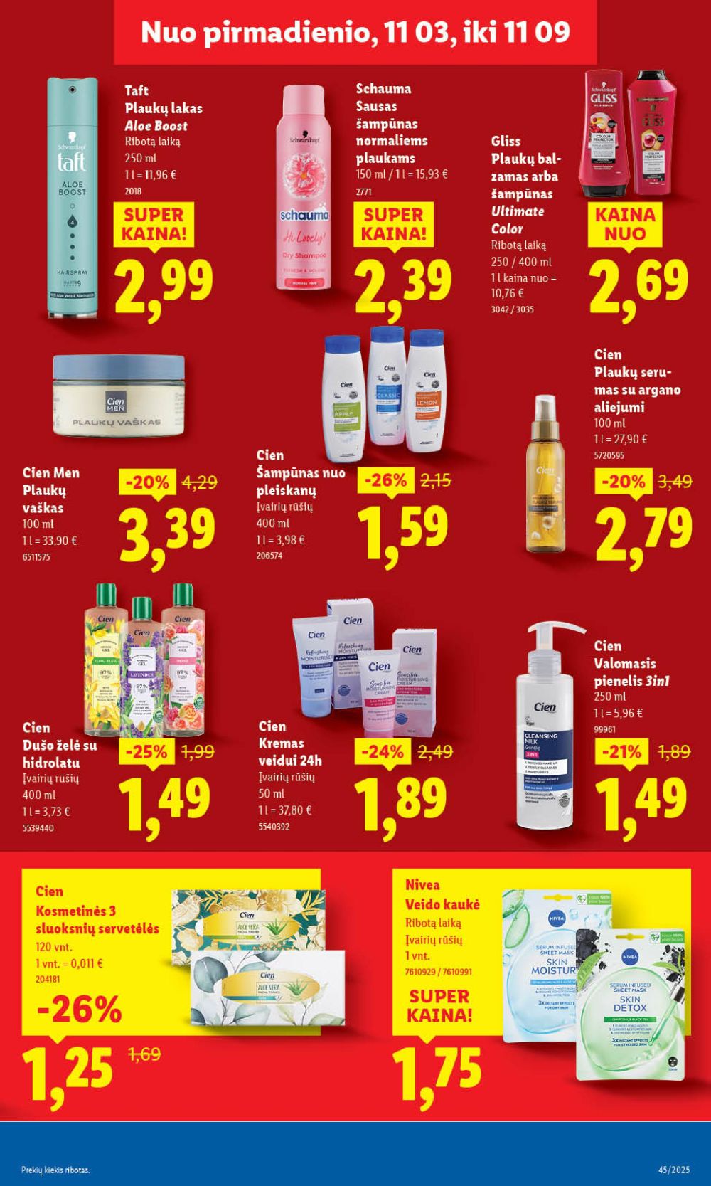 lidl - LIDL - Maisto prekių pasiūlymai (2025 11 06 - 2025 11 09) - page: 51