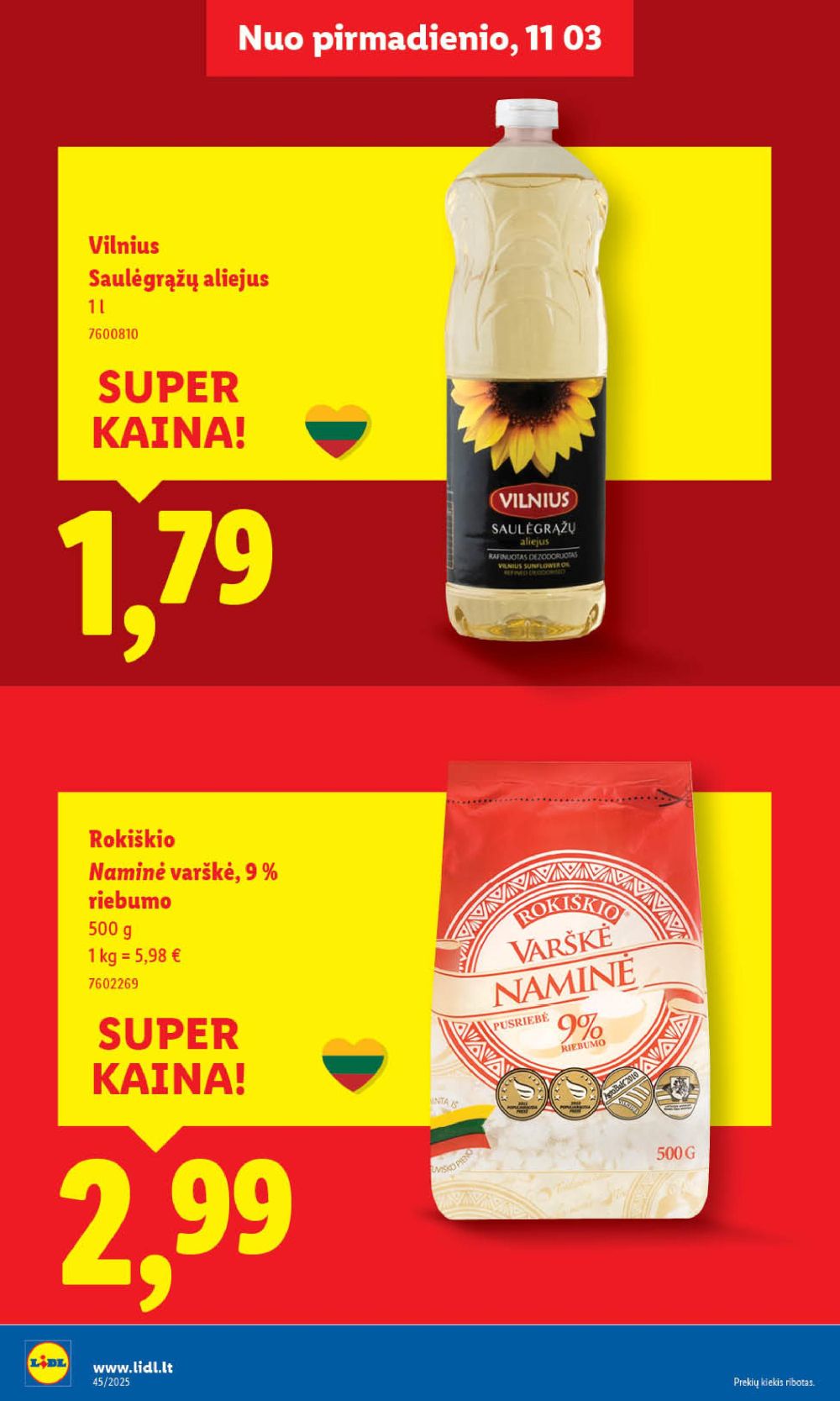 lidl - LIDL - Maisto prekių pasiūlymai (2025 11 06 - 2025 11 09) - page: 34