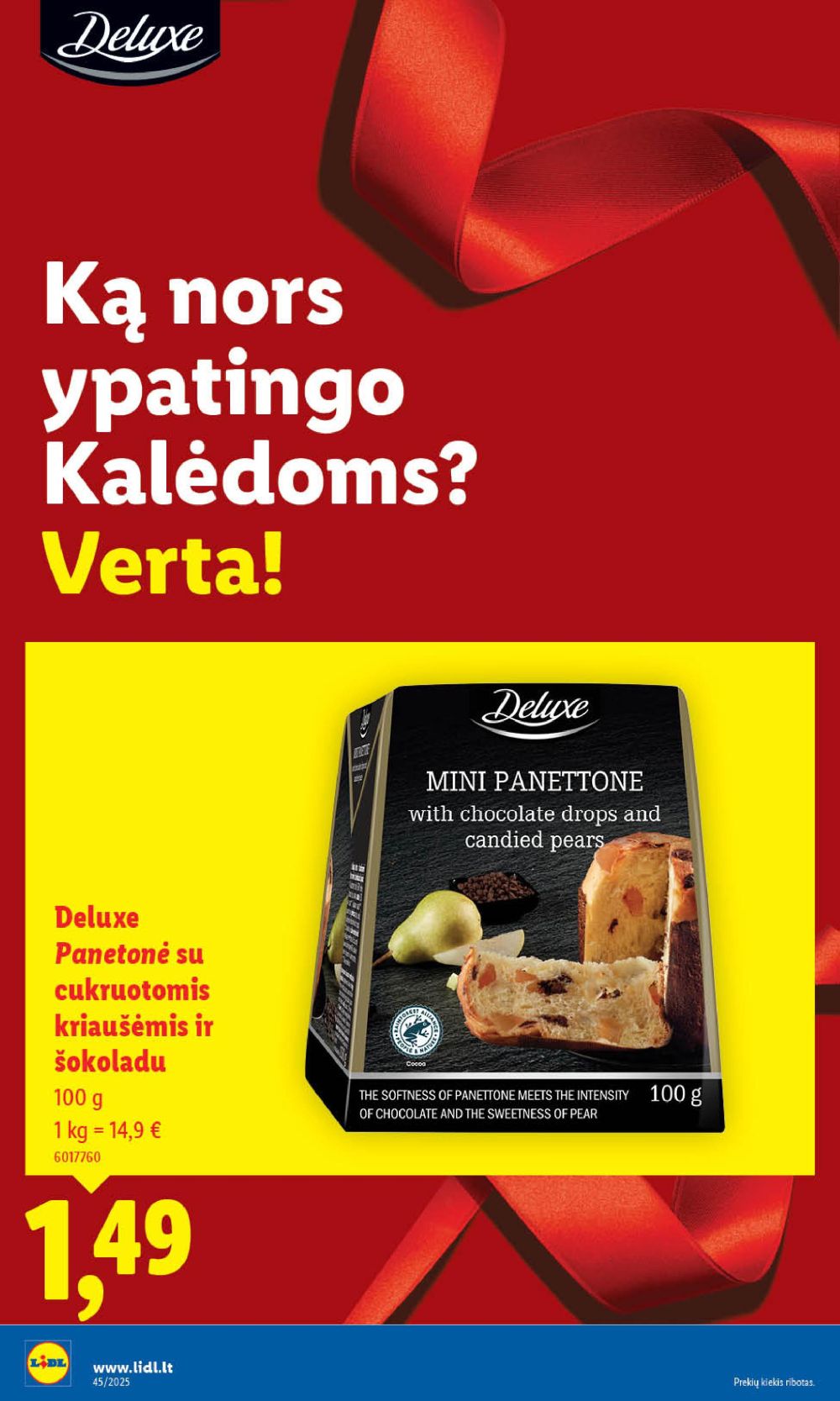 lidl - LIDL - Maisto prekių pasiūlymai (2025 11 06 - 2025 11 09) - page: 28