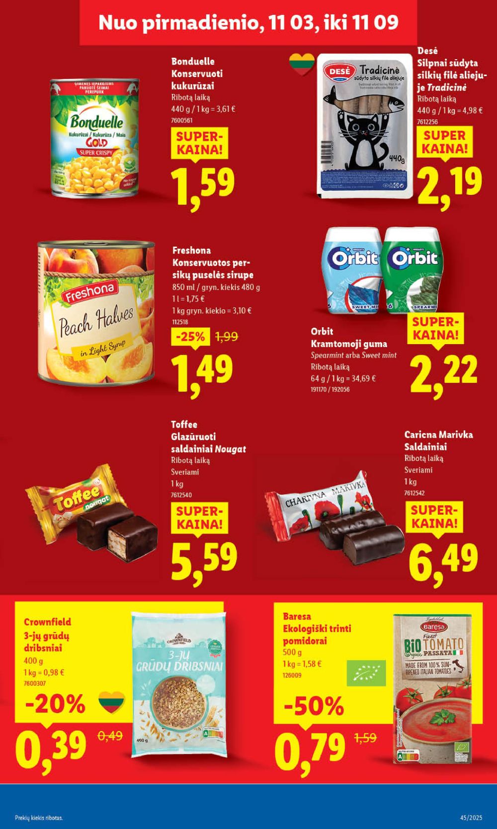 lidl - LIDL - Maisto prekių pasiūlymai (2025 11 06 - 2025 11 09) - page: 47
