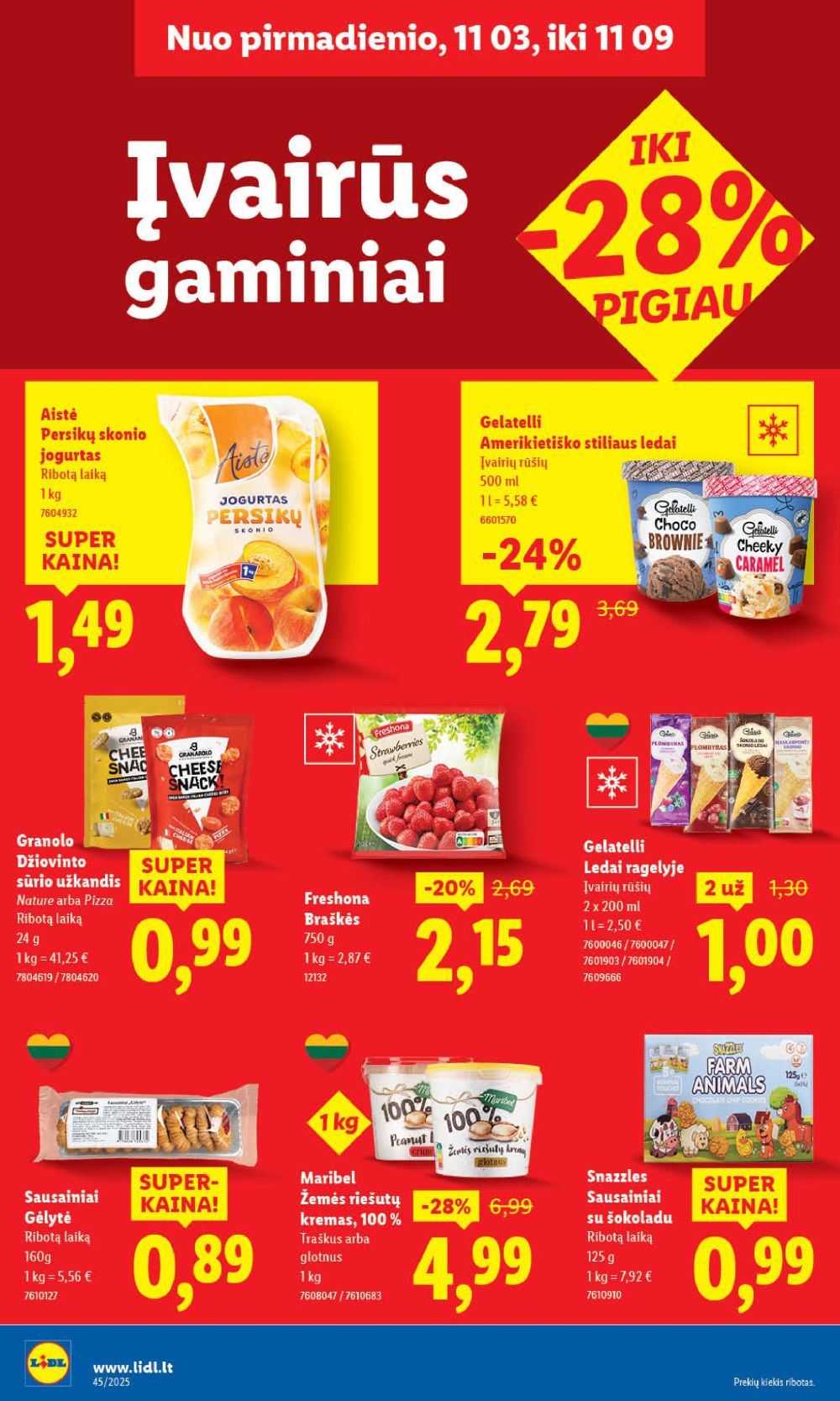lidl - LIDL - Maisto prekių pasiūlymai (2025 11 06 - 2025 11 09) - page: 48