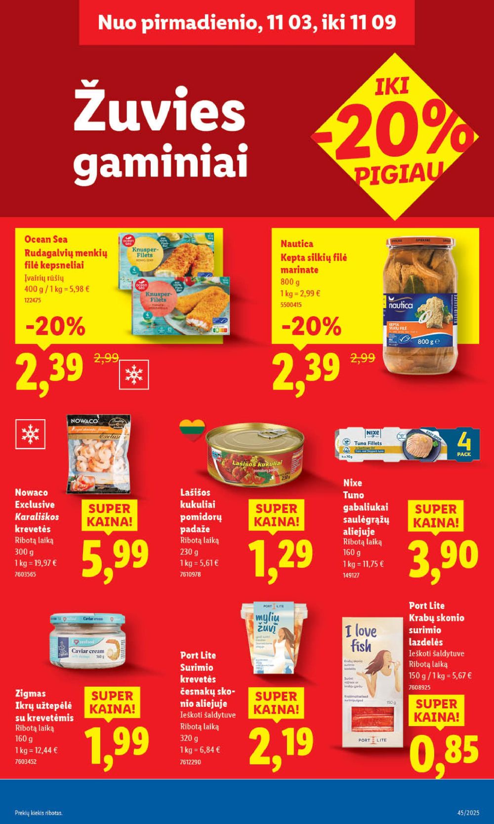 lidl - LIDL - Maisto prekių pasiūlymai (2025 11 06 - 2025 11 09) - page: 39
