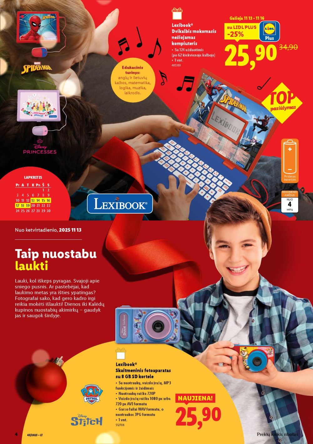 lidl - LIDL - ŽAISLŲ KATALOGAS - page: 4