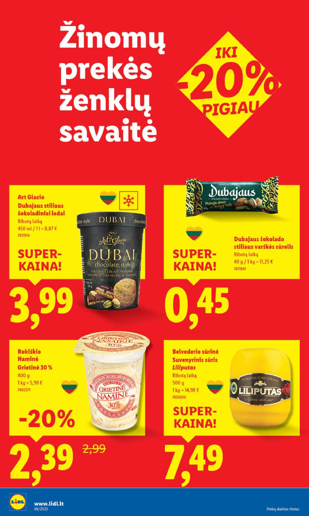 lidl - LIDL - Maisto prekių pasiūlymai (2025 11 10 - 2025 11 16) - page: 20