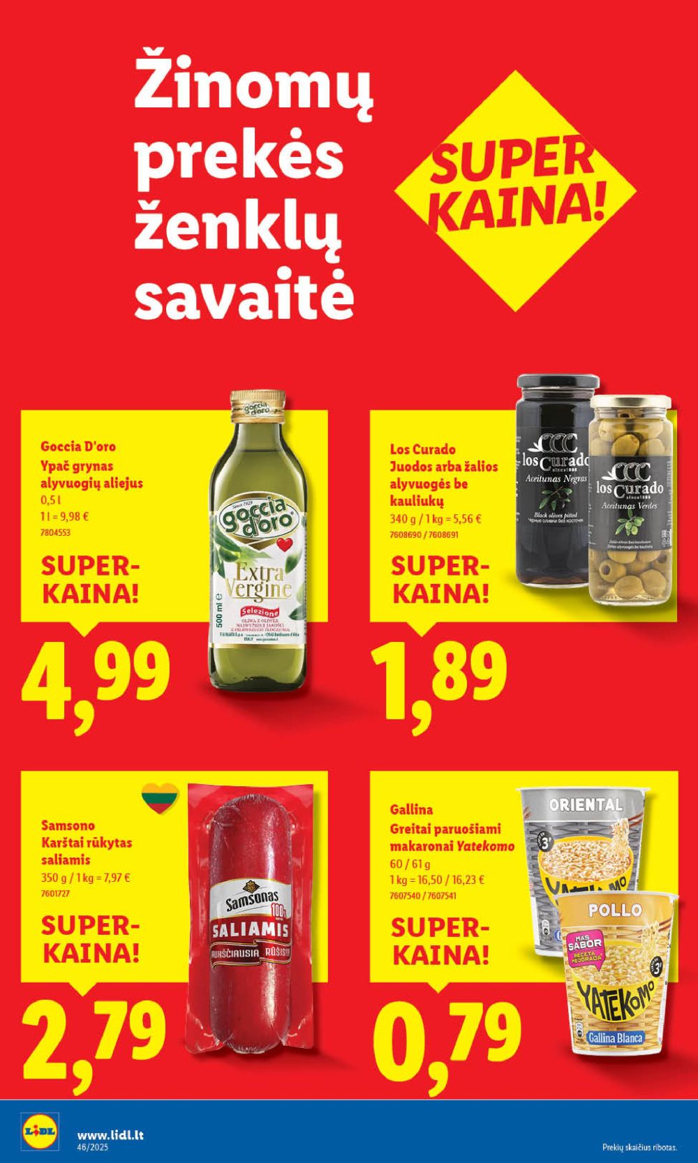 lidl - LIDL - Maisto prekių pasiūlymai (2025 11 10 - 2025 11 16) - page: 22
