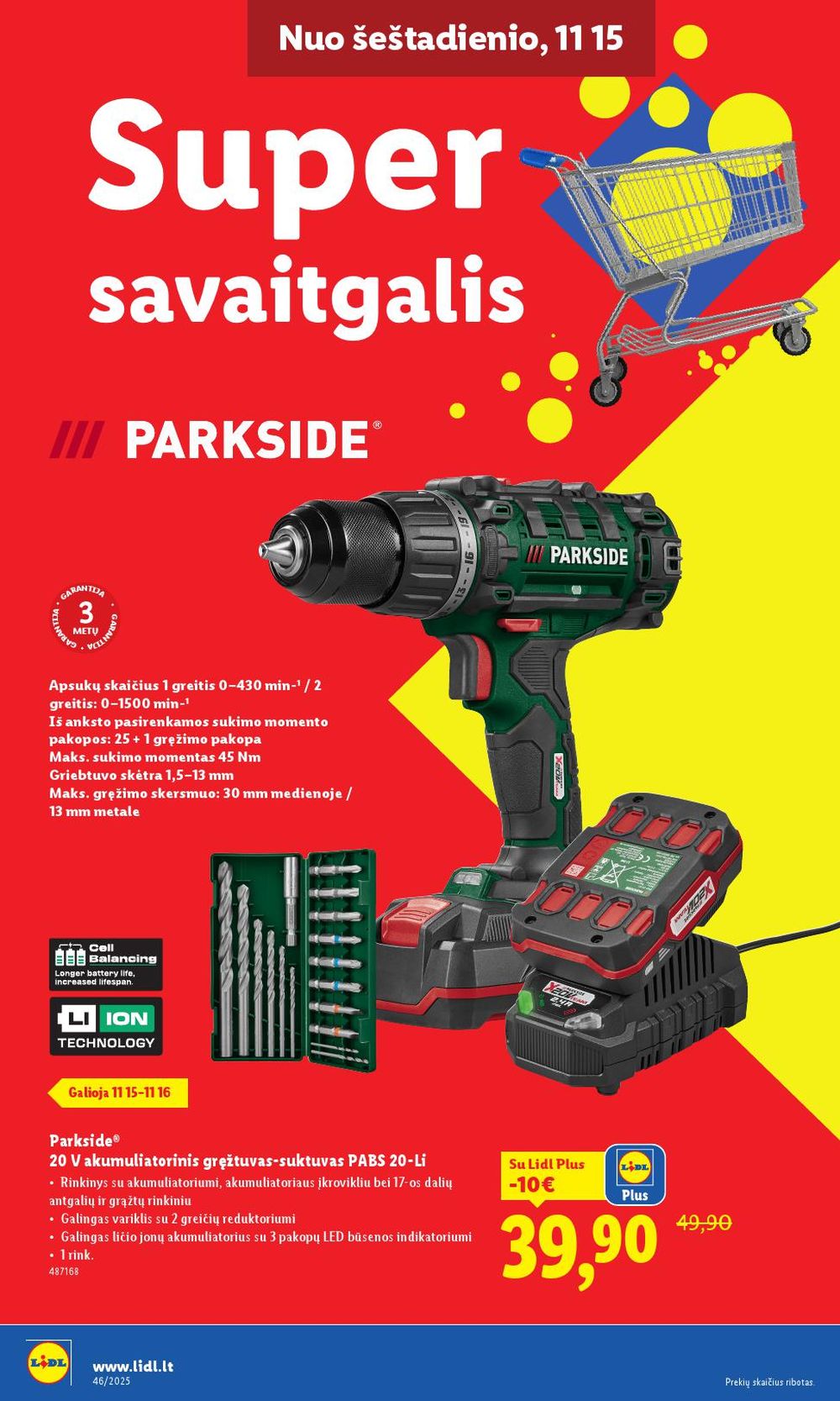 lidl - LIDL - Ne maisto prekių pasiūlymai (2025 11 10 - 2025 11 16) - page: 40