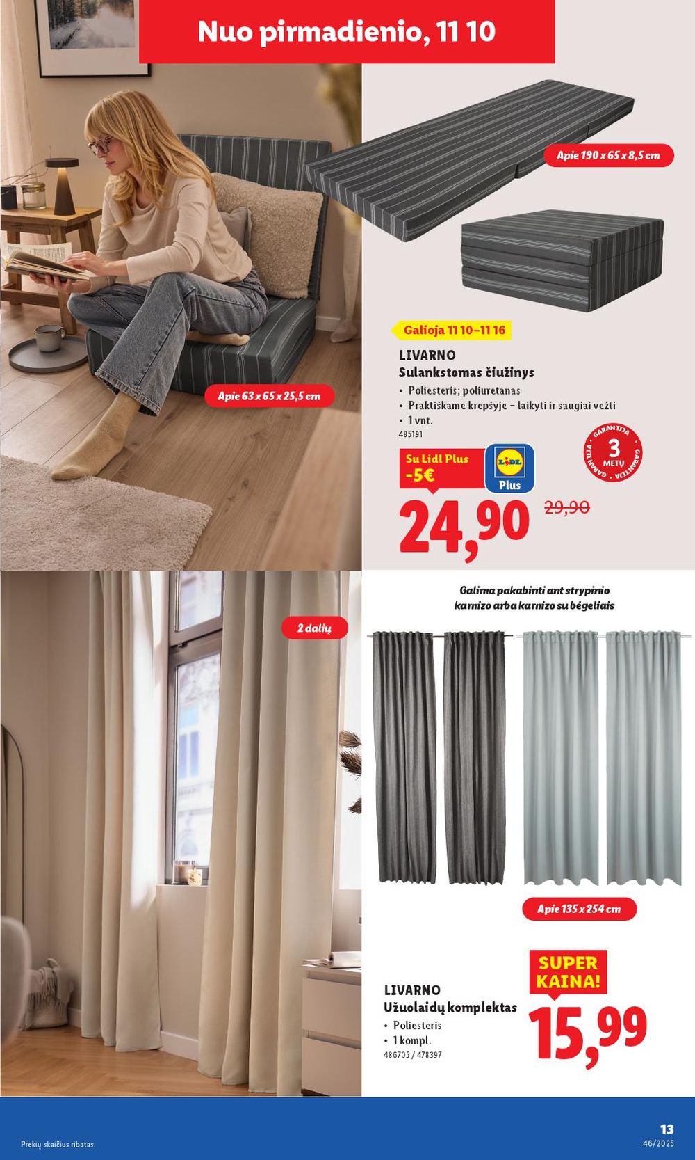 lidl - LIDL - Ne maisto prekių pasiūlymai (2025 11 10 - 2025 11 16) - page: 13