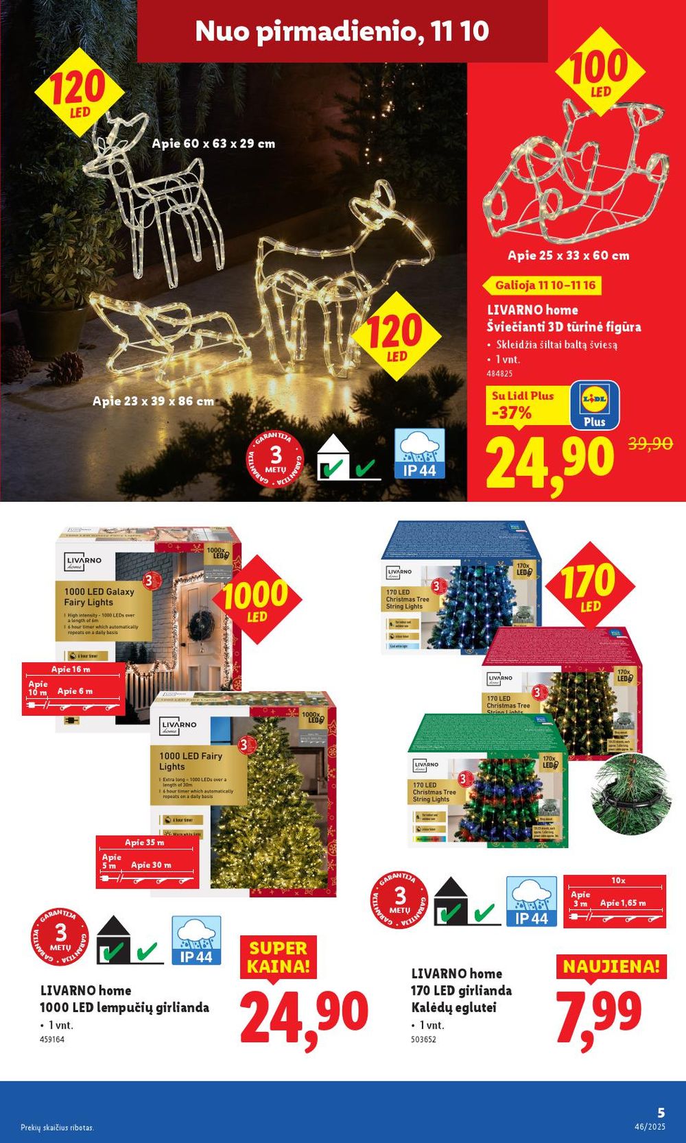 lidl - LIDL - Ne maisto prekių pasiūlymai (2025 11 10 - 2025 11 16) - page: 5