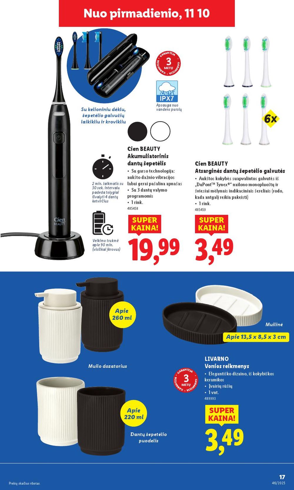 lidl - LIDL - Ne maisto prekių pasiūlymai (2025 11 10 - 2025 11 16) - page: 17