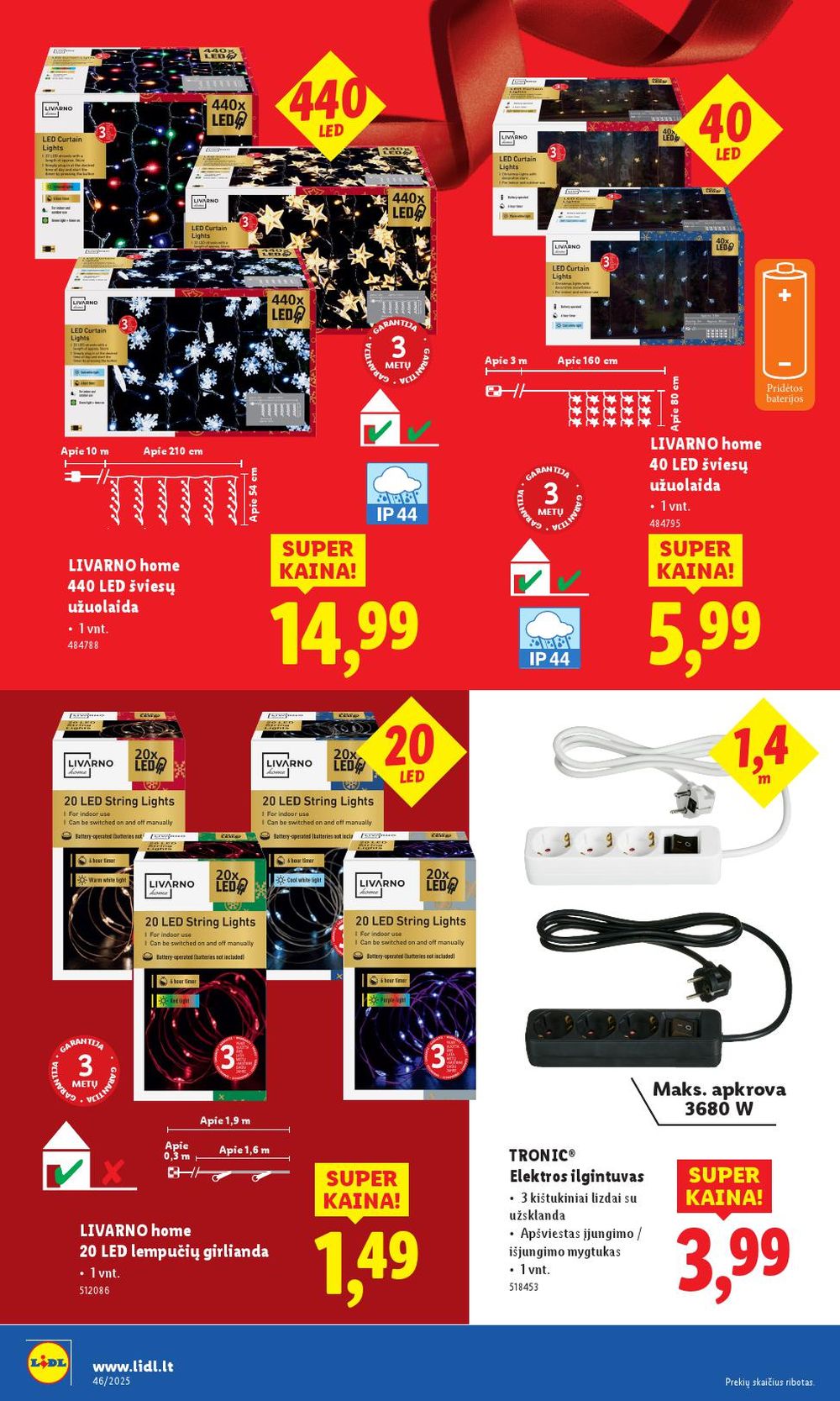 lidl - LIDL - Ne maisto prekių pasiūlymai (2025 11 10 - 2025 11 16) - page: 8