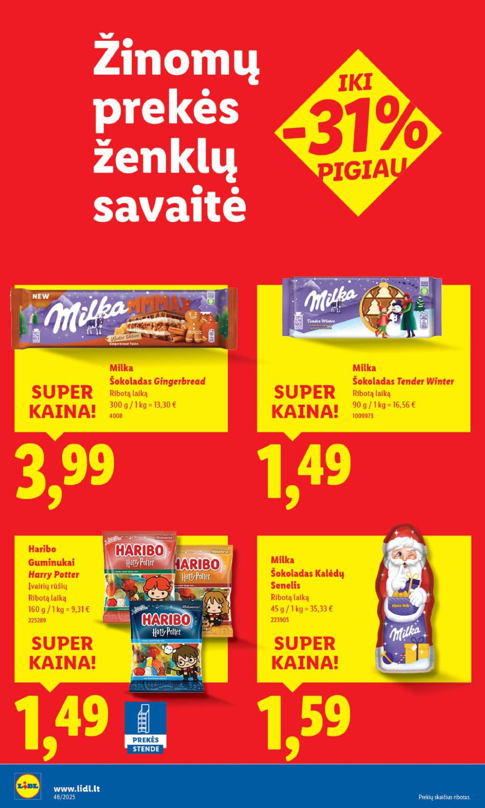 lidl - LIDL - Maisto prekių pasiūlymai (2025 11 13 - 2025 11 16) - page: 34