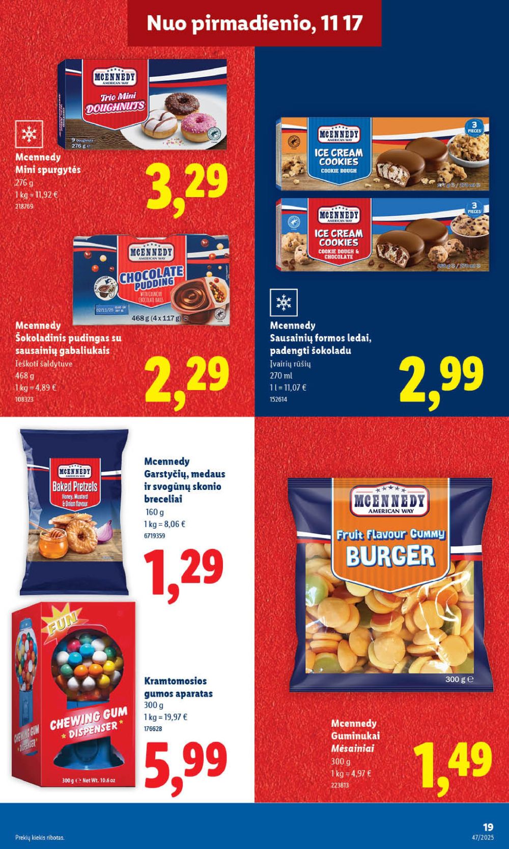 lidl - LIDL - Maisto prekių pasiūlymai (2025 11 17 - 2025 11 23) - page: 19
