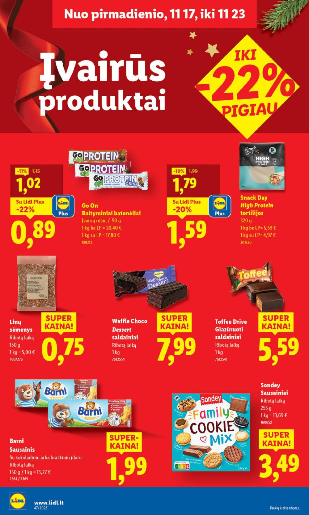 lidl - LIDL - Maisto prekių pasiūlymai (2025 11 17 - 2025 11 23) - page: 38