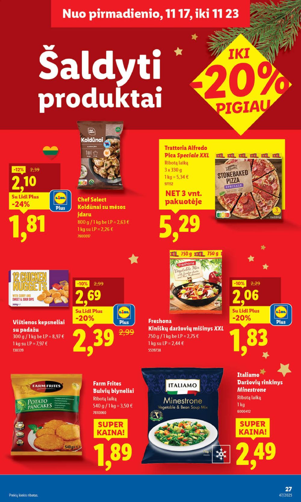 lidl - LIDL - Maisto prekių pasiūlymai (2025 11 17 - 2025 11 23) - page: 27