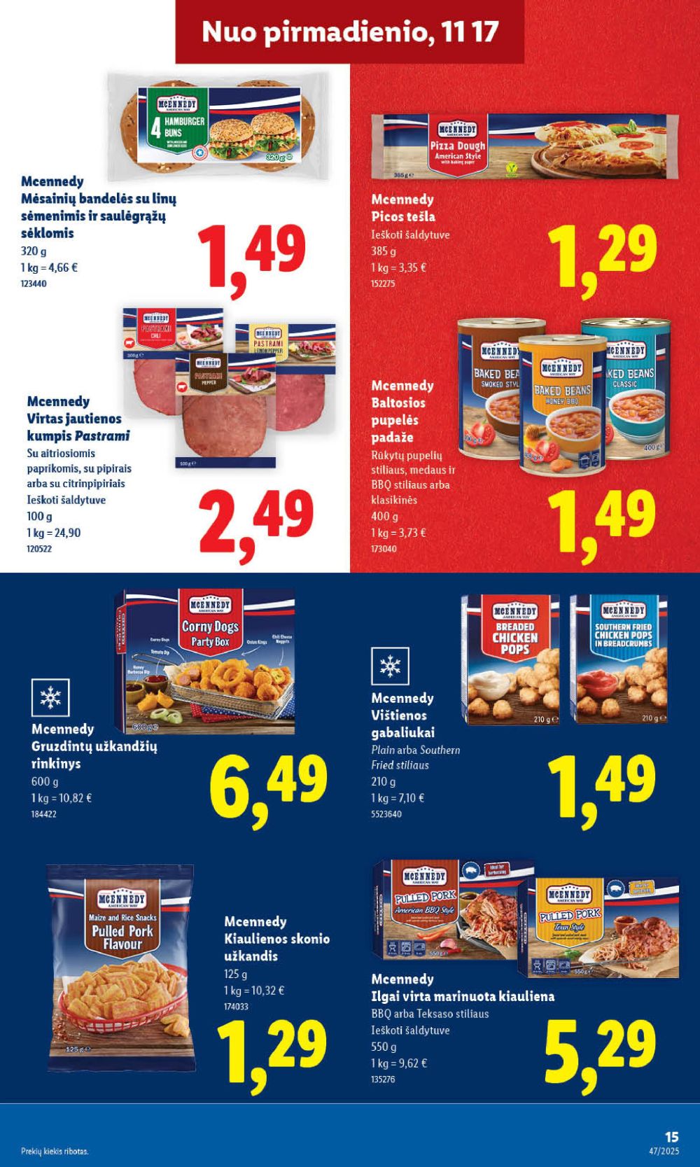 lidl - LIDL - Maisto prekių pasiūlymai (2025 11 17 - 2025 11 23) - page: 15