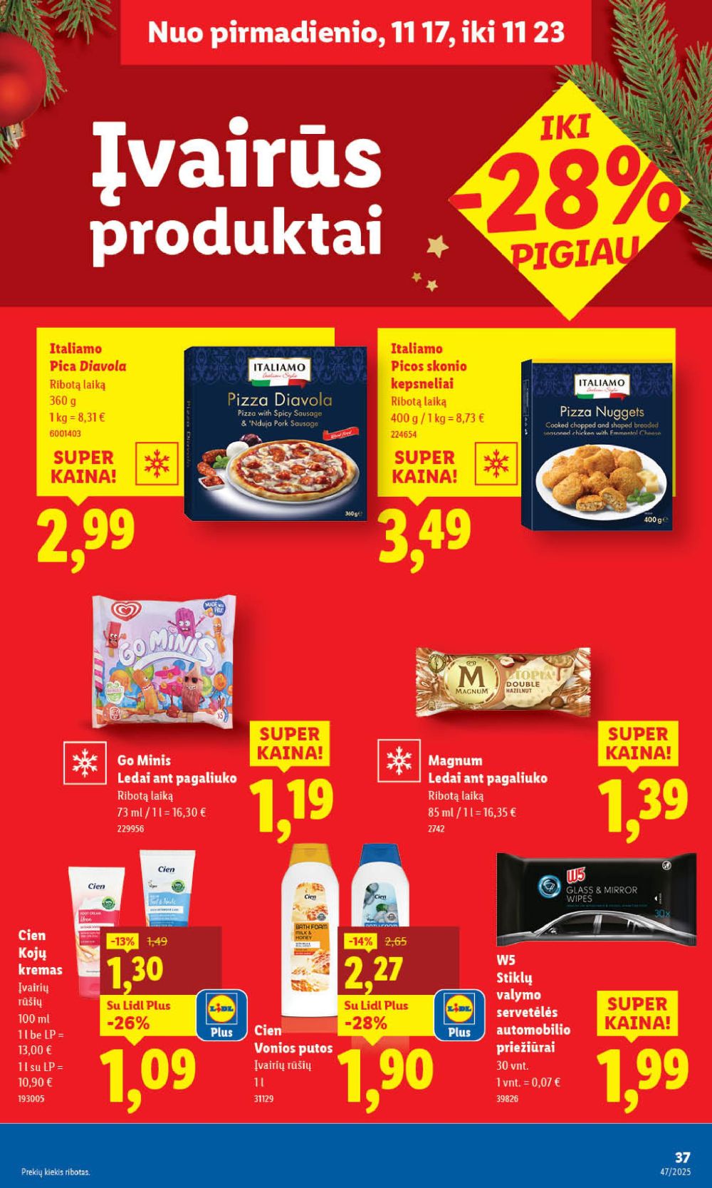 lidl - LIDL - Maisto prekių pasiūlymai (2025 11 17 - 2025 11 23) - page: 37