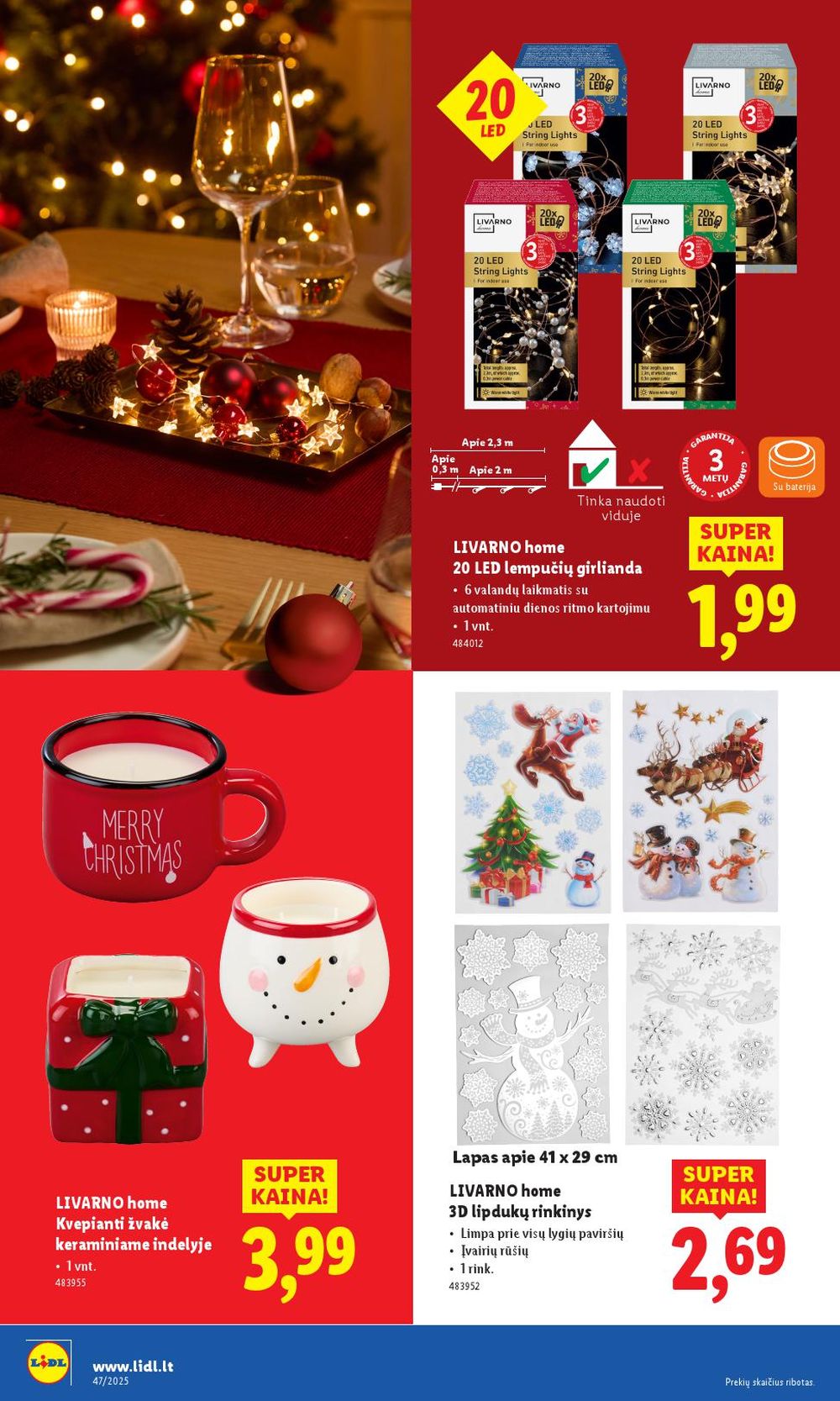 lidl - LIDL - Ne maisto prekių pasiūlymai (2025 11 17 - 2025 11 23) - page: 36