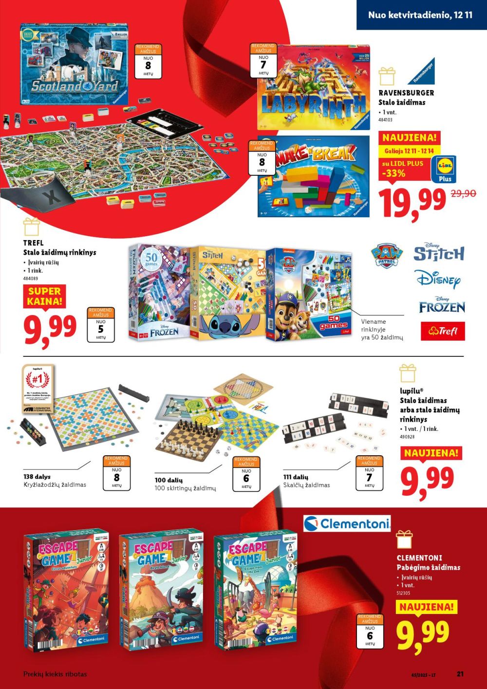 lidl - LIDL - ŽAISLŲ KATALOGAS - page: 21
