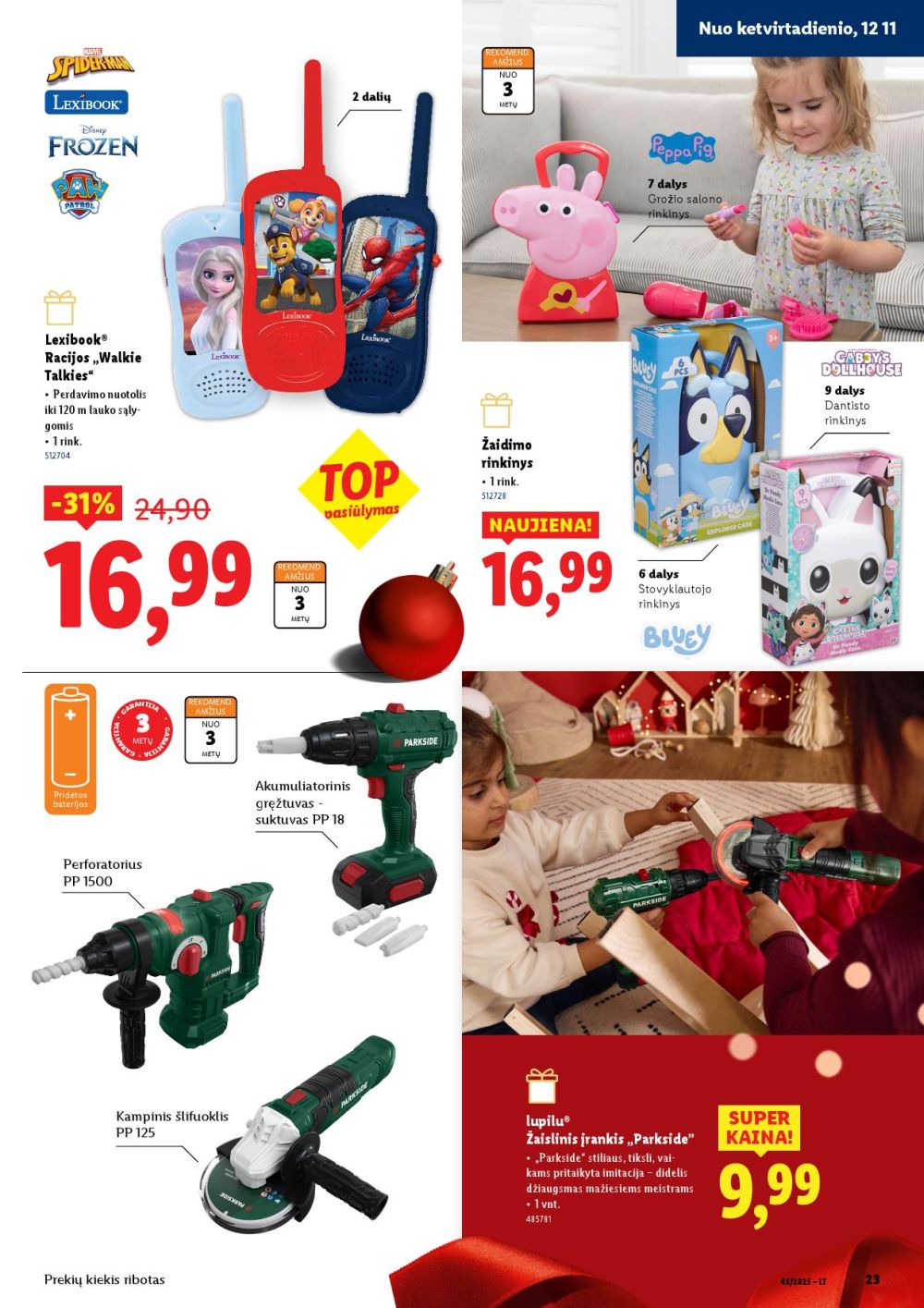 lidl - LIDL - ŽAISLŲ KATALOGAS - page: 23