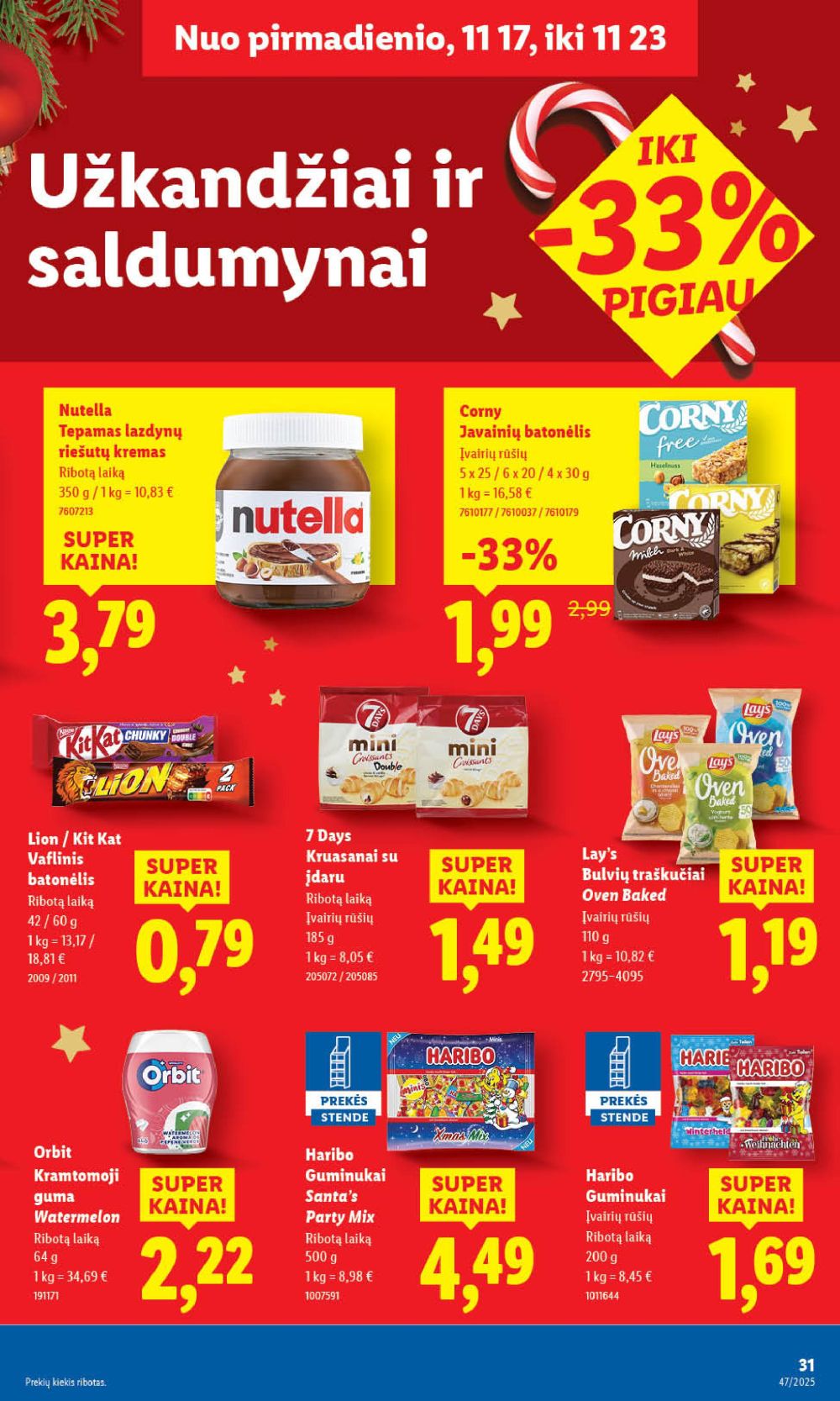 lidl - LIDL - Maisto prekių pasiūlymai (2025 11 20 - 2025 11 23) - page: 39