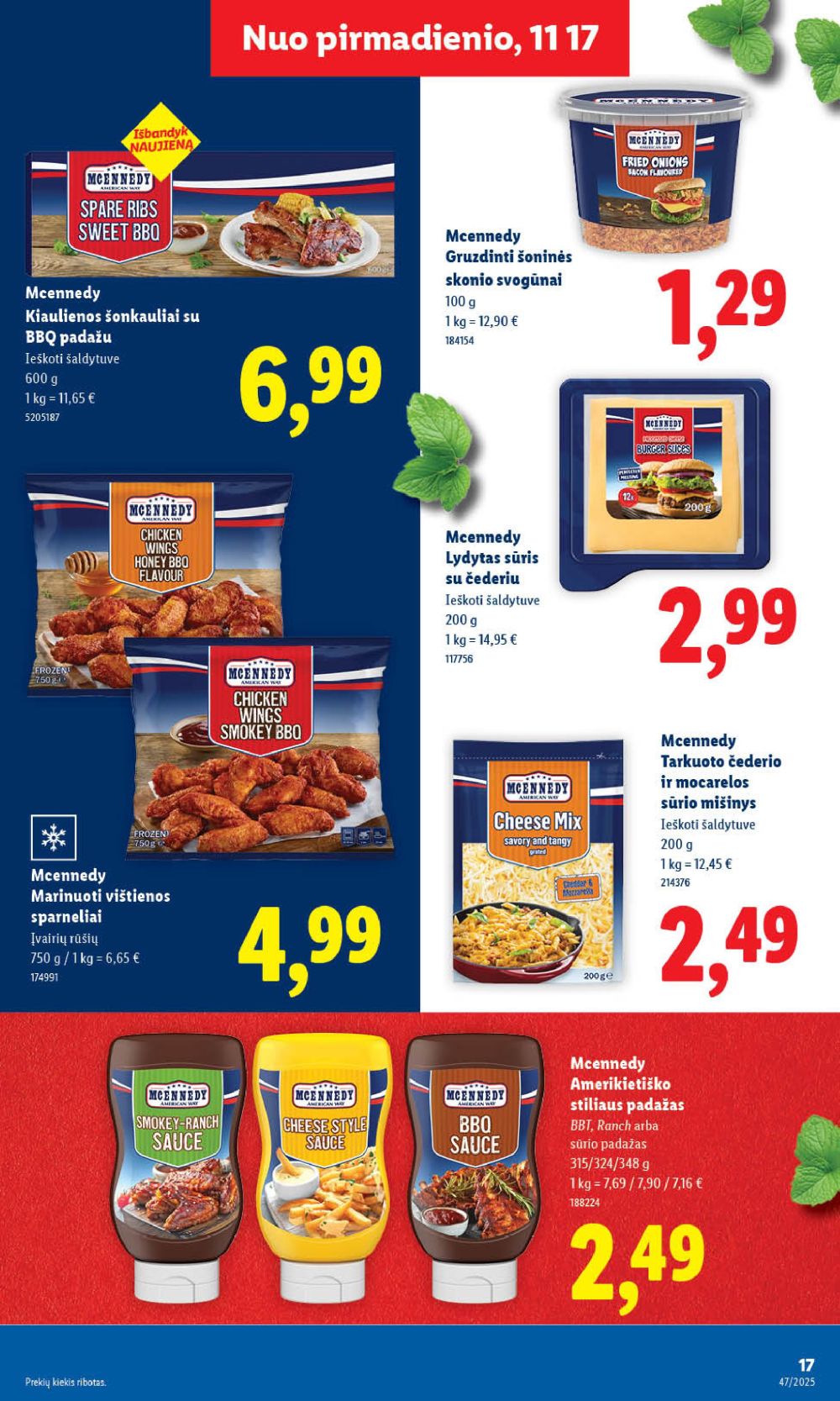 lidl - LIDL - Maisto prekių pasiūlymai (2025 11 20 - 2025 11 23) - page: 25