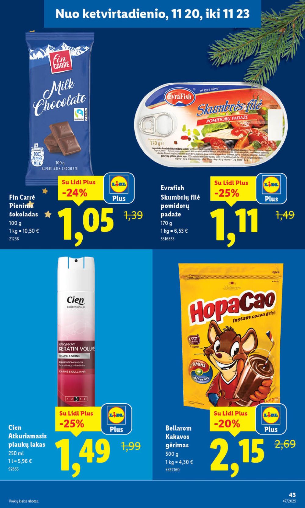 lidl - LIDL - Maisto prekių pasiūlymai (2025 11 20 - 2025 11 23) - page: 11