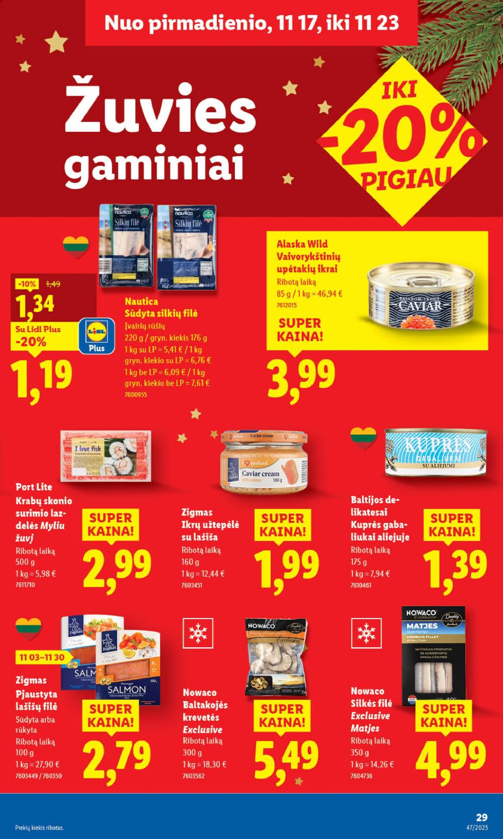 lidl - LIDL - Maisto prekių pasiūlymai (2025 11 20 - 2025 11 23) - page: 37