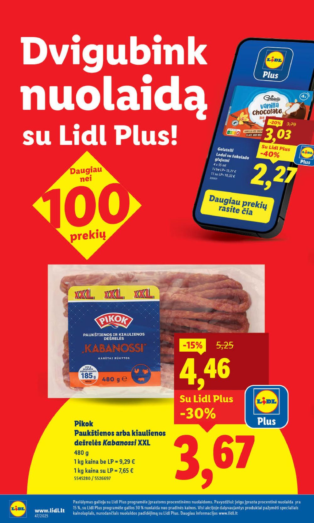 lidl - LIDL - Maisto prekių pasiūlymai (2025 11 20 - 2025 11 23) - page: 4