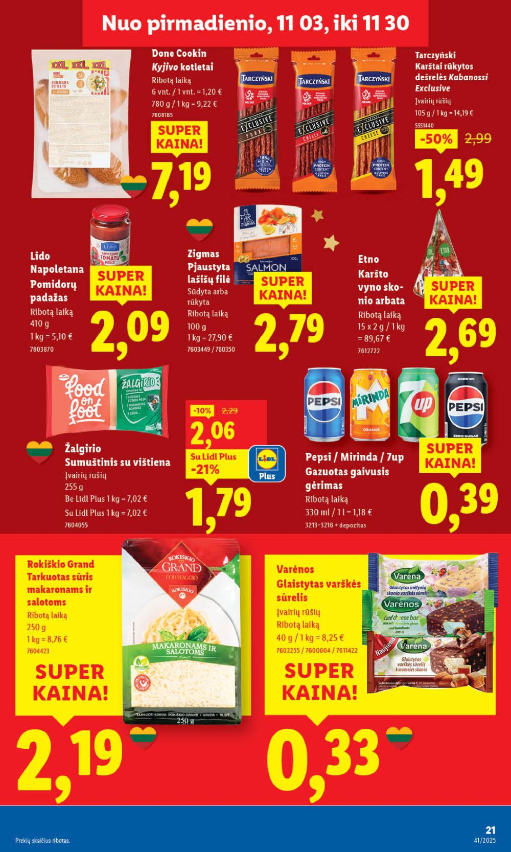 lidl - LIDL - Maisto prekių pasiūlymai (2025 11 20 - 2025 11 23) - page: 29