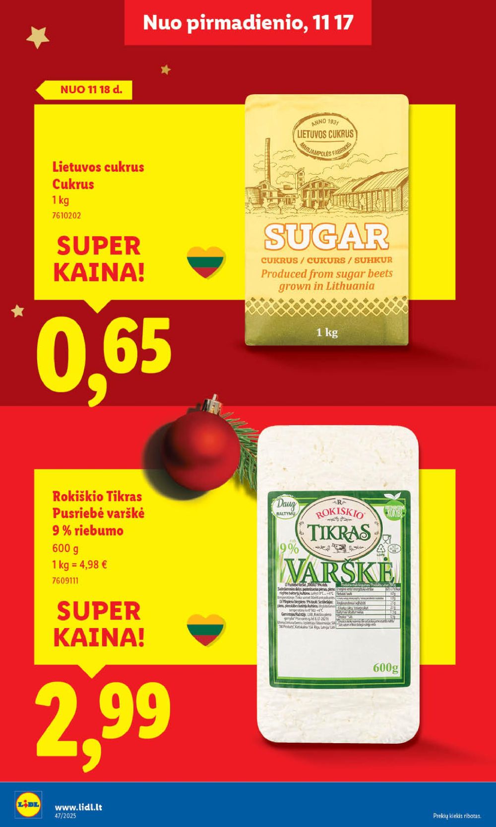 lidl - LIDL - Maisto prekių pasiūlymai (2025 11 20 - 2025 11 23) - page: 30