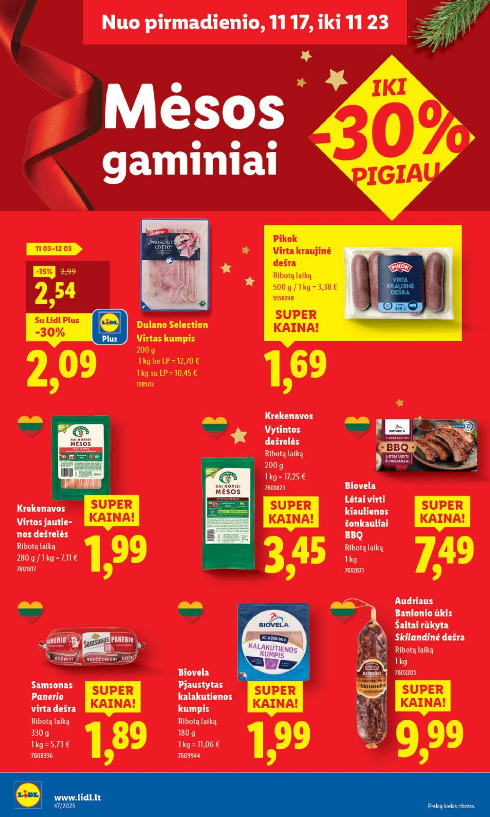 lidl - LIDL - Maisto prekių pasiūlymai (2025 11 20 - 2025 11 23) - page: 36