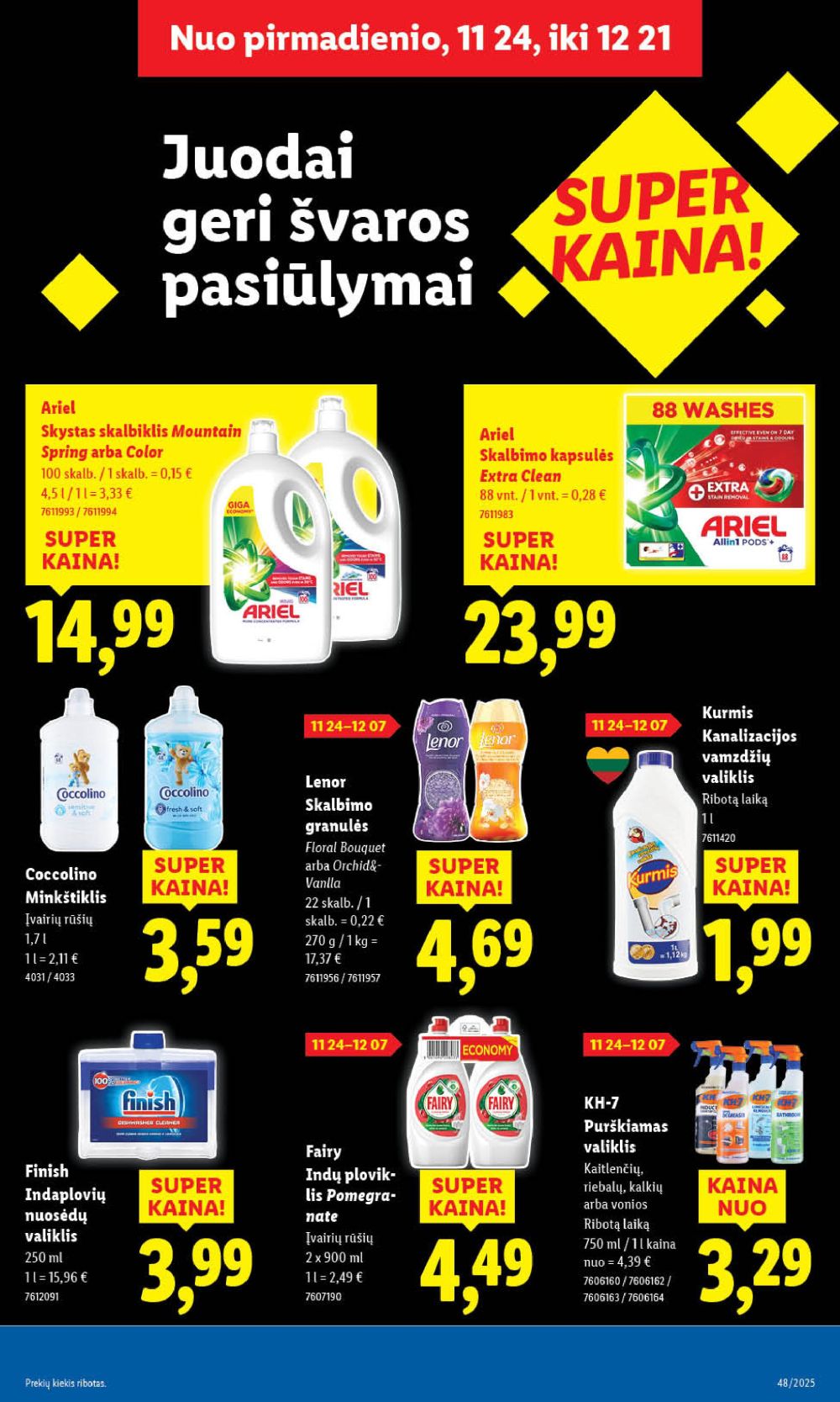 lidl - LIDL - Maisto prekių pasiūlymai (2025 11 24 - 2025 11 30) - page: 3