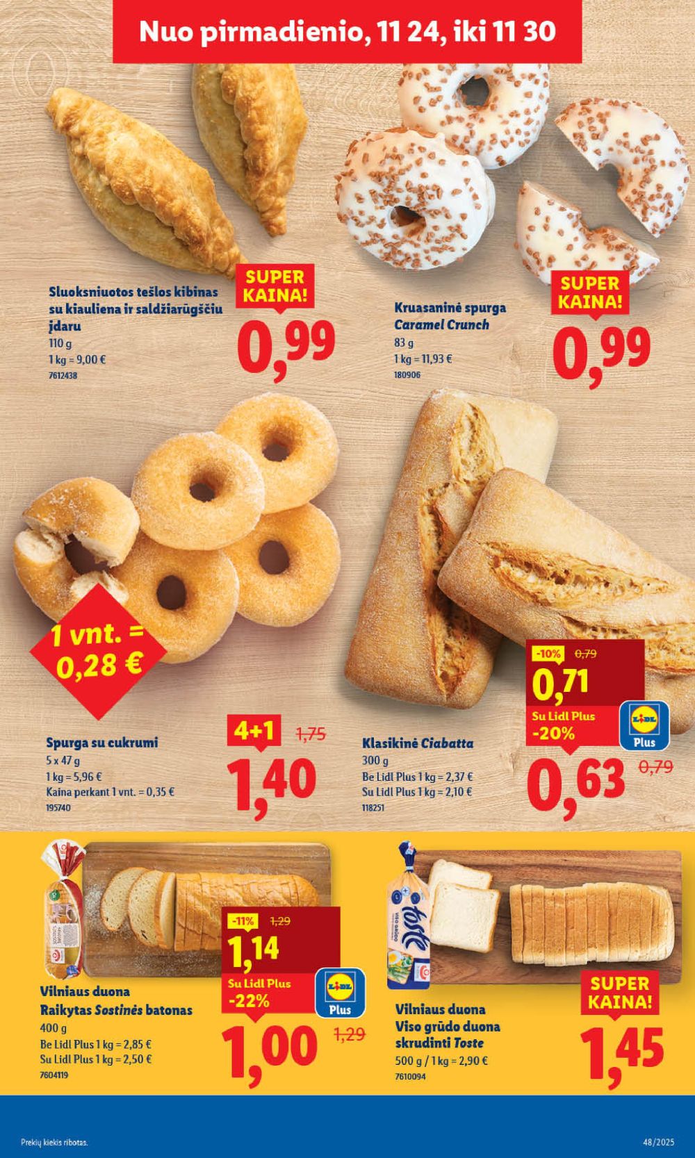 lidl - LIDL - Maisto prekių pasiūlymai (2025 11 24 - 2025 11 30) - page: 9