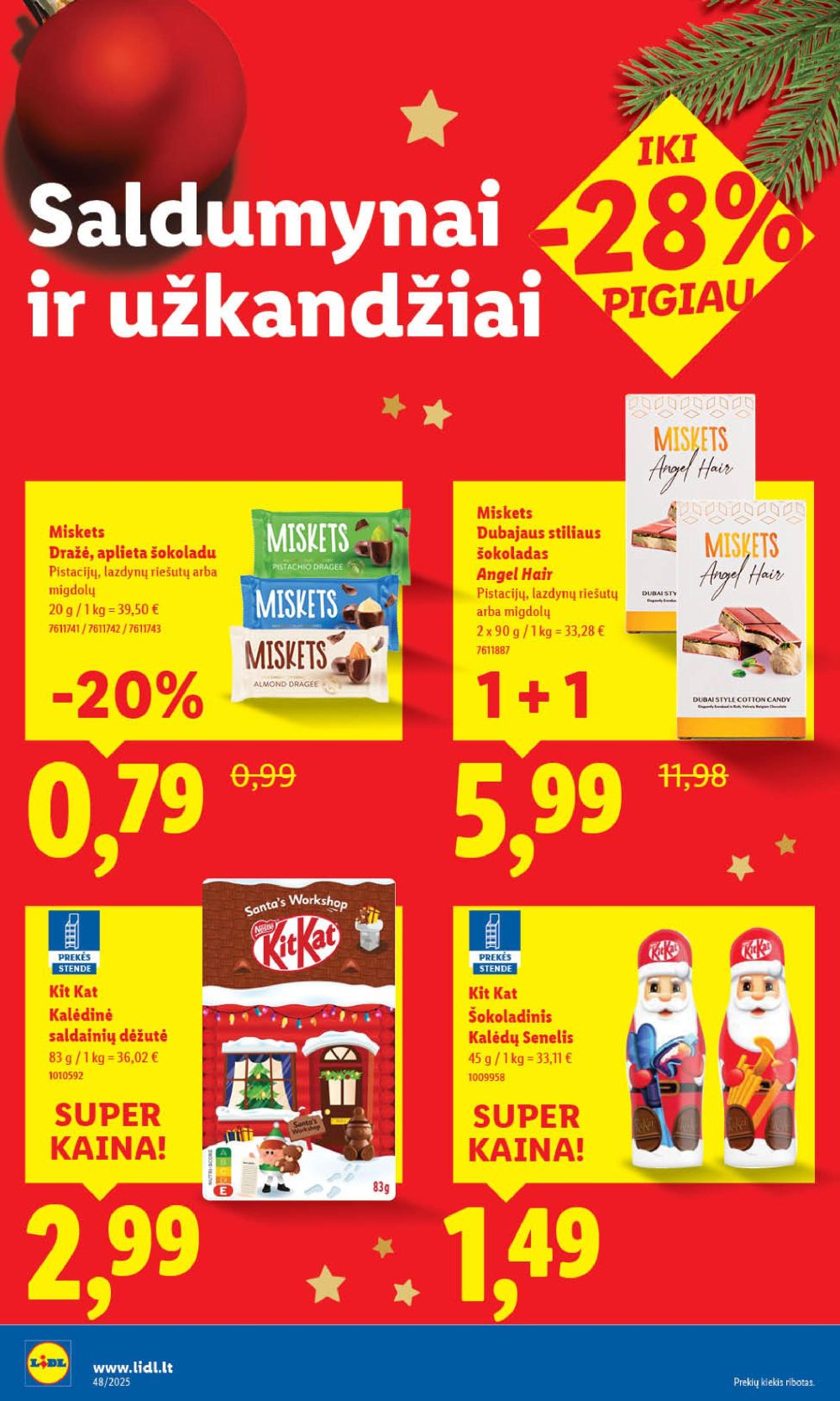 lidl - LIDL - Maisto prekių pasiūlymai (2025 11 24 - 2025 11 30) - page: 32