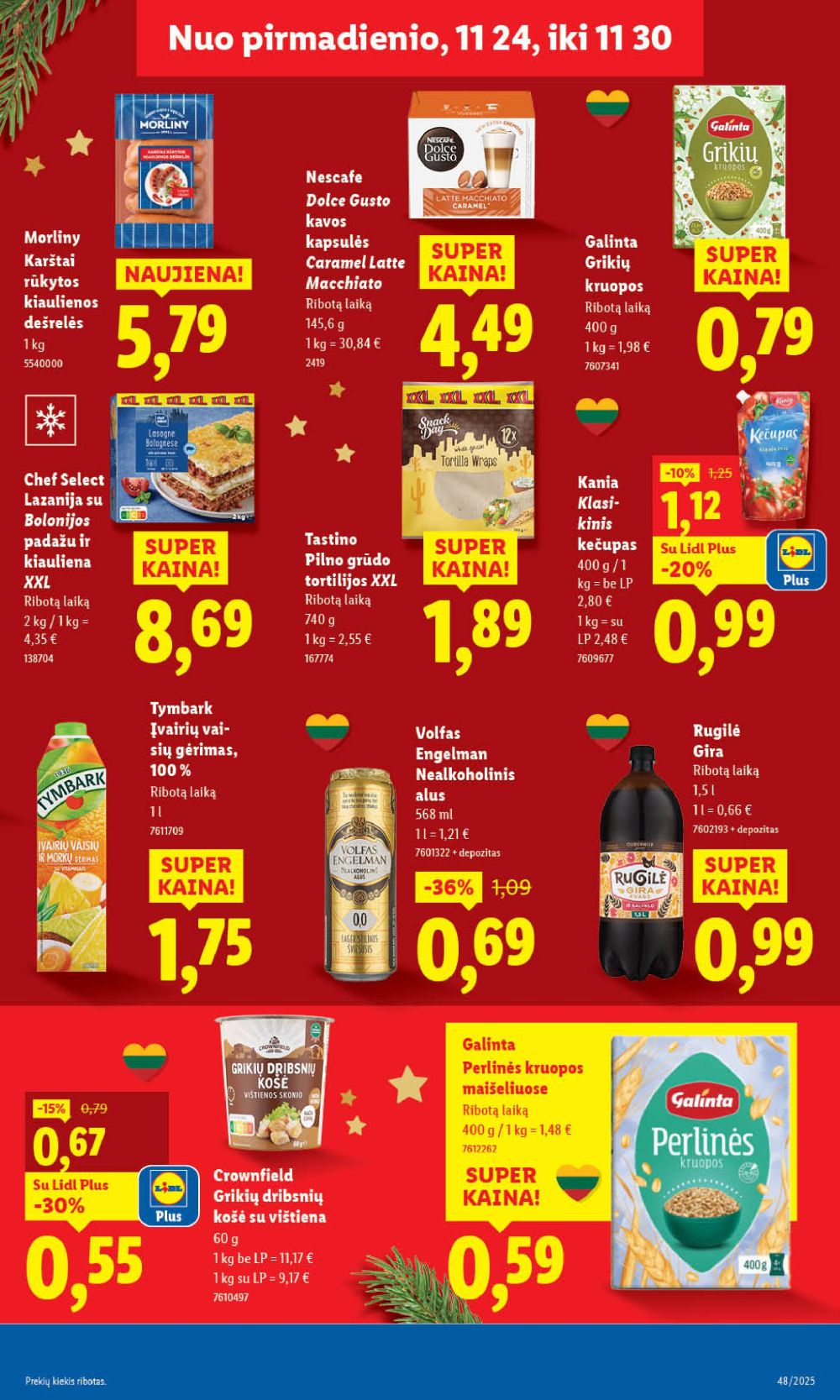 lidl - LIDL - Maisto prekių pasiūlymai (2025 11 24 - 2025 11 30) - page: 29
