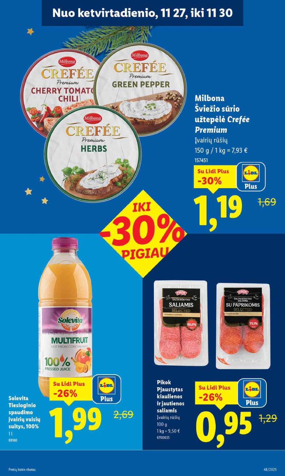lidl - LIDL - Maisto prekių pasiūlymai (2025 11 24 - 2025 11 30) - page: 45