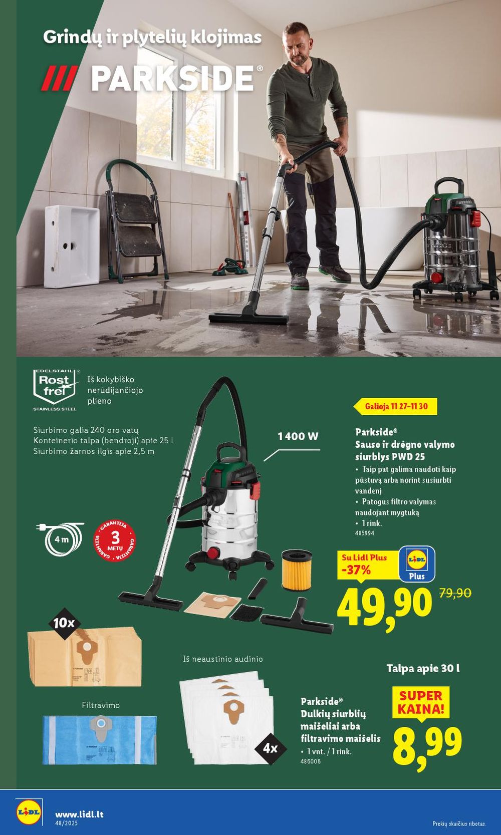 lidl - LIDL - Ne maisto prekių pasiūlymai (2025 11 24 - 2025 11 30) - page: 30