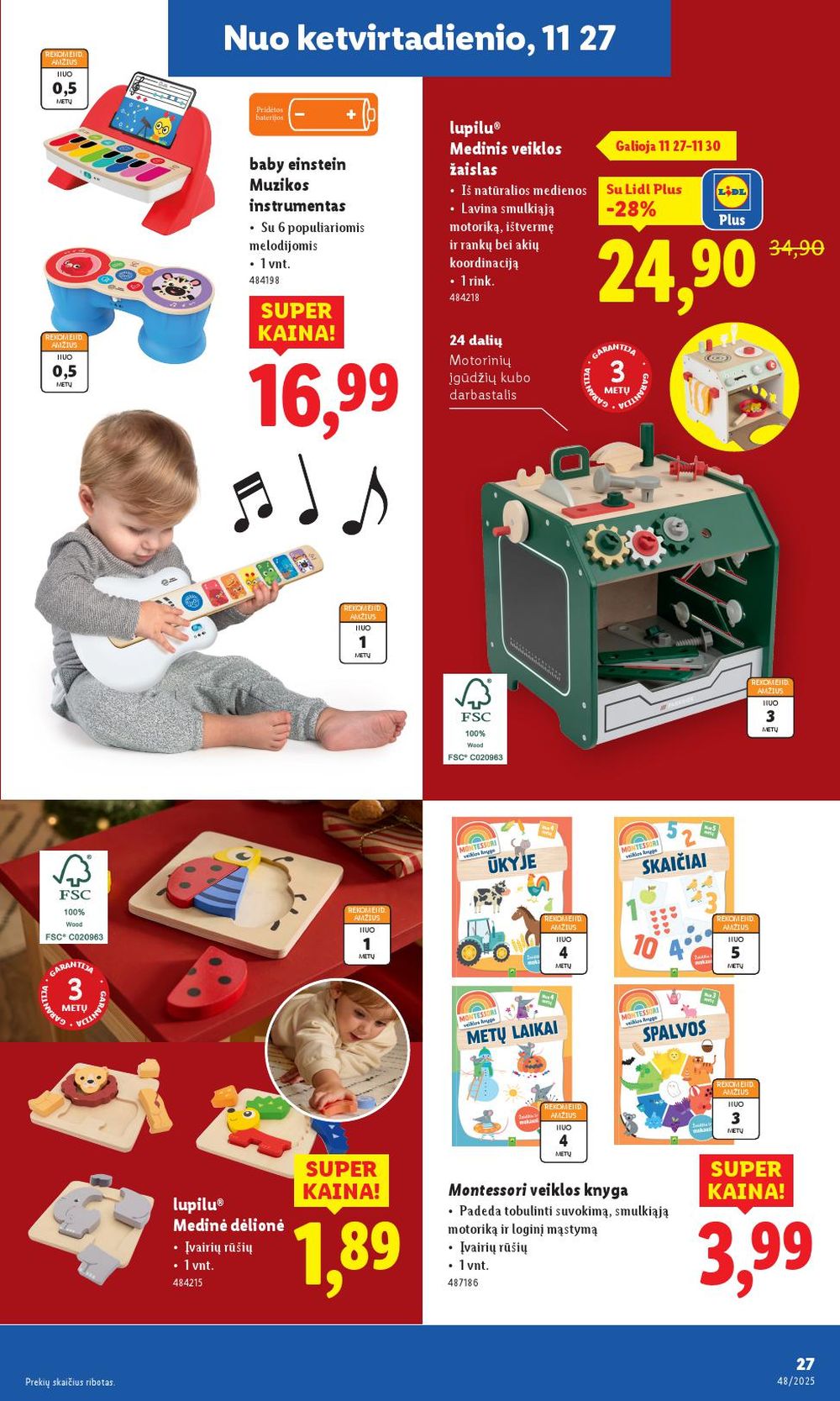 lidl - LIDL - Ne maisto prekių pasiūlymai (2025 11 24 - 2025 11 30) - page: 27