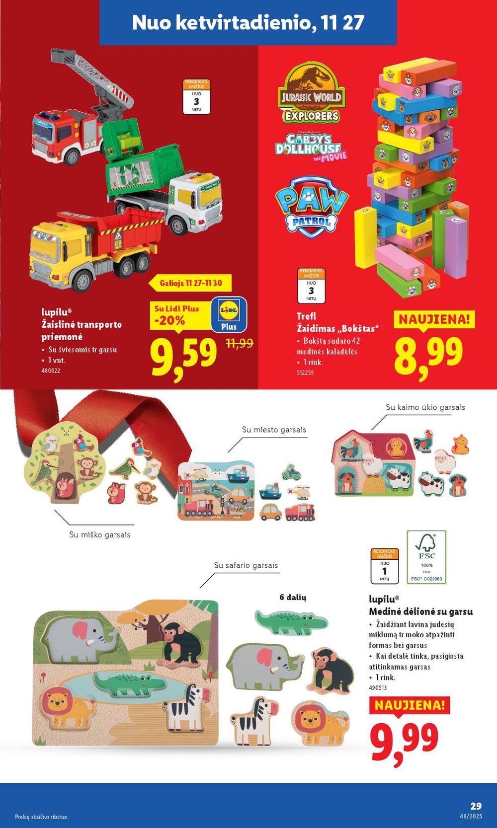 lidl - LIDL - Ne maisto prekių pasiūlymai (2025 11 24 - 2025 11 30) - page: 29