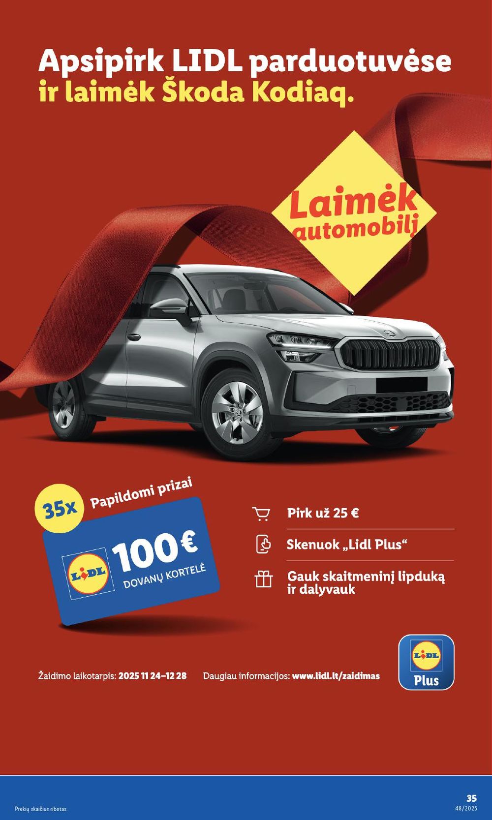 lidl - LIDL - Ne maisto prekių pasiūlymai (2025 11 24 - 2025 11 30) - page: 35