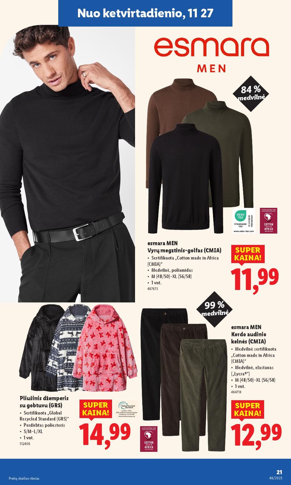 lidl - LIDL - Ne maisto prekių pasiūlymai (2025 11 24 - 2025 11 30) - page: 21