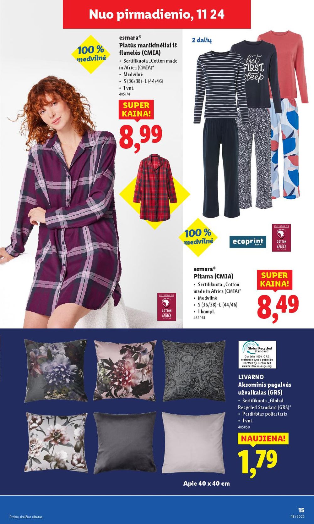 lidl - LIDL - Ne maisto prekių pasiūlymai (2025 11 24 - 2025 11 30) - page: 15